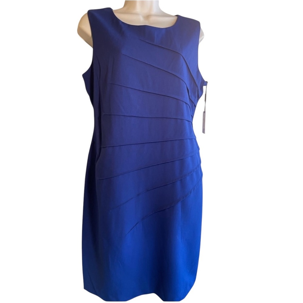 NWT Calvin Klein dress size 6 petite stunning royal sapphire blue‎ dress 💙💙